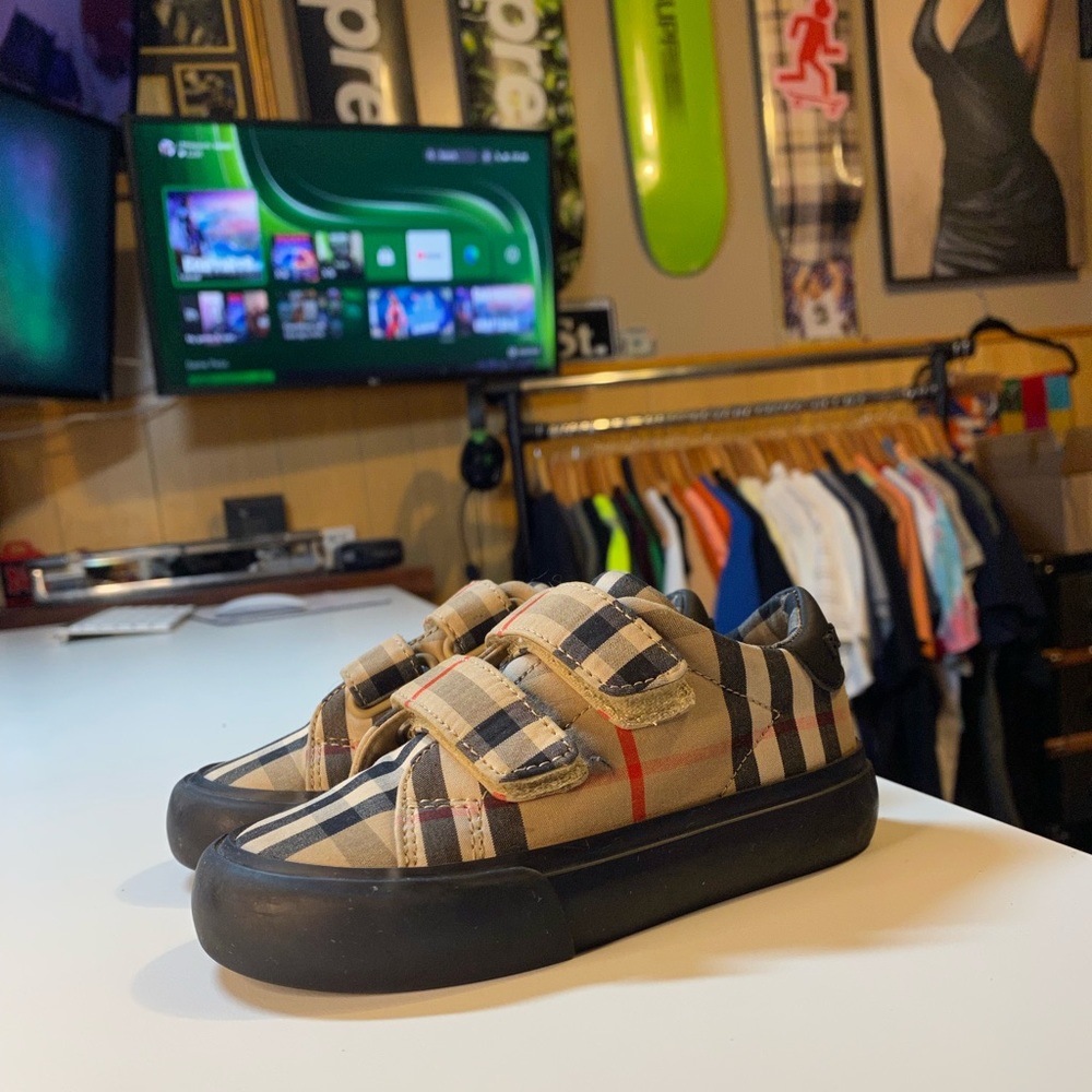Mini Markham Check Sneaker Burberry